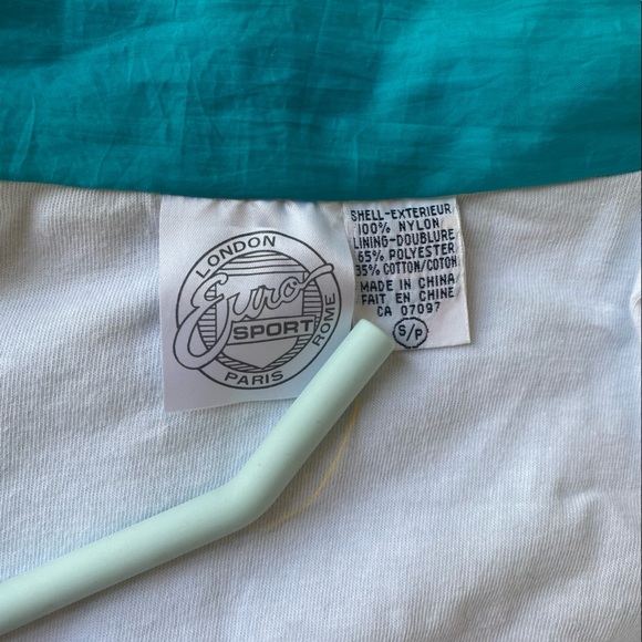 90s Windbreaker Set EuroSport Size Small - Picture 8 of 16